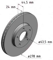 BKN DF921K1 - KIT Discos-Pastillas