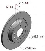 BKN DF966K1 - KIT Discos-Pastillas