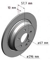 BKN DF967K1 - KIT Discos-Pastillas