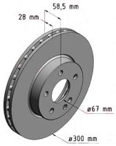 BKN DF970K1 - KIT Discos-Pastillas