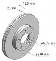 BKN DF985K1 - KIT Discos-Pastillas