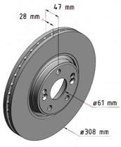 BKN DF1058K1 - KIT Discos-Pastillas