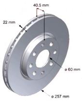 BKN DF1081K1 - KIT Discos-Pastillas