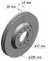 BKN DF1225K1 - KIT Discos-Pastillas