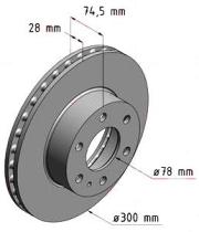 BKN DF1253K1 - KIT DISCOS-PASTILLAS