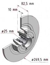 BKN DF1271AK1 - KIT Discos-Pastillas