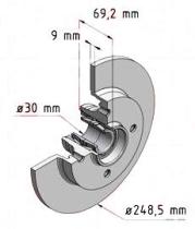 BKN DF1272AK1 - KIT Discos-Pastillas