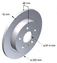 BKN DF1425K1 - KIT Discos-Pastillas