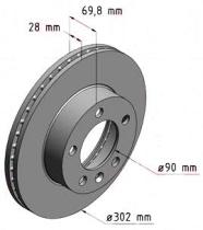 BKN DF1459K1 - KIT DISCOS-PASTILLAS