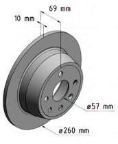 BKN DF176K1 - KIT Discos-Pastillas