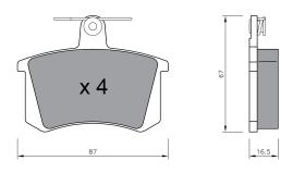 BKN DF188K1 - KIT DISCOS-PASTILLAS