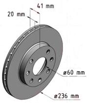 BKN DF240K1 - KIT Discos-Pastillas