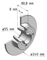 BKN DF416AK2 - KIT Discos-Pastillas