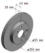 BKN DF721K2 - KIT DISCOS-PASTILLAS