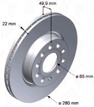 BKN DF931K2 - KIT Discos-Pastillas