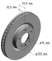 BKN DF978K1 - KIT Discos-Pastillas