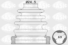 Sasic 1906064 - JUEGO DE FUELLES, ARBOL DE TRANSMISION