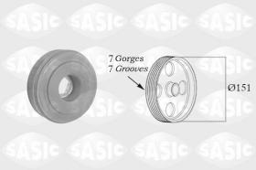Sasic 2154021 - POLEA DAMPER