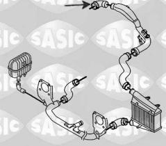 Sasic 3356057 - TUBO FLEXIBLE DE AIRE DE SOBREALIMENTACION