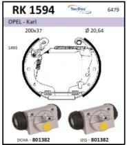 BKN RK1594 - Kit de freno premontado
