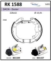 BKN RK1588 - Kit de freno premontado