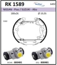 BKN RK1589 - Kit de freno premontado