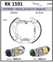 BKN RK1591 - Kit de freno premontado