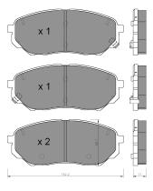 BKN 906419 - Pastillas de Freno