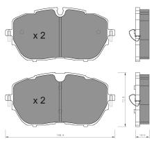 BKN 906424 - Pastillas de Freno