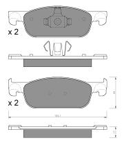 BKN 906426 - Pastillas de Freno