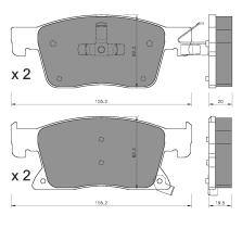 BKN 906432 - Pastillas de Freno