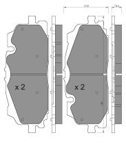 BKN 906440 - Pastillas de Freno