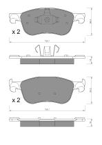 BKN 906445 - Pastillas de Freno