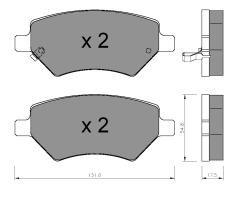 BKN 906451 - Pastillas de Freno