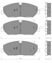 BKN 906457 - Pastillas de Freno