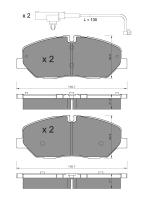 BKN 906458 - Pastillas de Freno