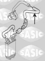 Sasic 3336290 - TUBO FLEXIBLE DE AIRE DE SOBREALIMENTACIóN