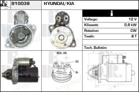 BKN 910038 - Motor de arranque