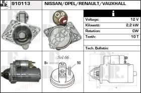 BKN 910113 - Motor de arranque