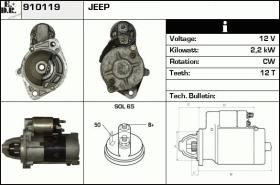 BKN 910119 - ARRANQUE JEEP