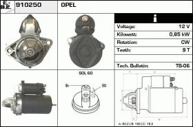 BKN 910250 - ARRANQUE OPEL,VAUXHALL