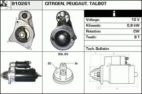 BKN 910261 - ARRANQUE RENAULT,PEUGEOT