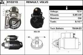 BKN 910310 - Motor de arranque