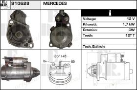 BKN 910628 - Motor de arranque