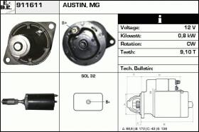 BKN 911611 - Motor de arranque