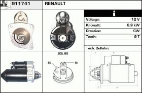 BKN 911741 - Motor de arranque