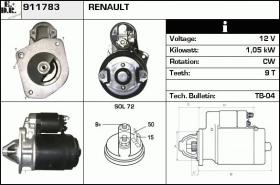 BKN 911783 - ARRANQUE RENAULT,ALPINE