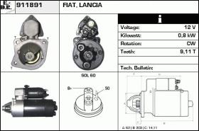 BKN 911891 - Motor de arranque