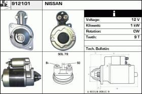 BKN 912101 - ARRANQUE NISSAN