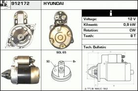 BKN 912172 - Motor de arranque